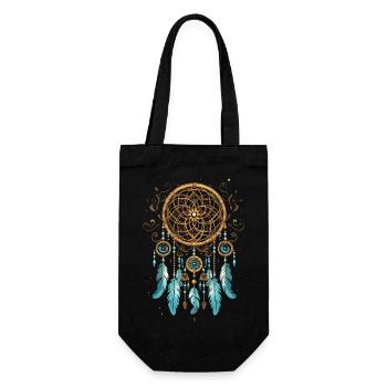 Dream Catcher Esoteric Spirituality Dream Catcher - Gift Bag for Bottles - black - Front