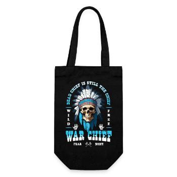 Indian Skull - Gift Bag for Bottles - black - Front