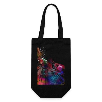 Racing car #racing #sport - Gift Bag for Bottles - black - Front