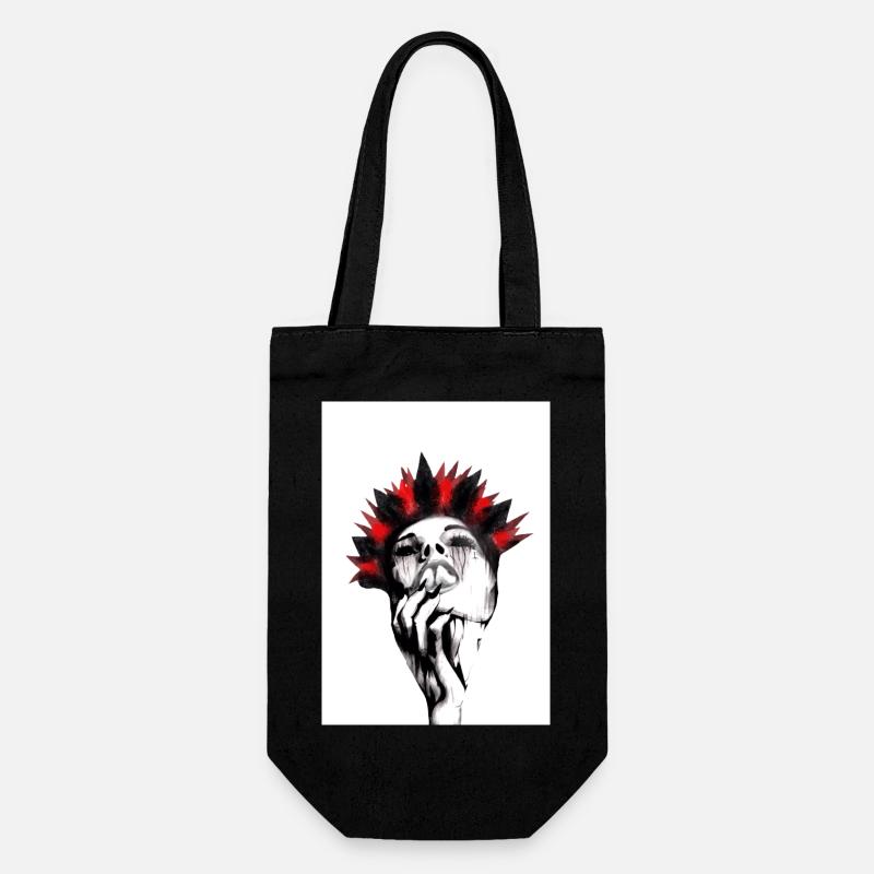 Fille démoniaque - Sac à bouteille - noir