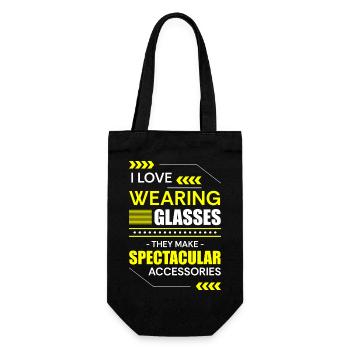 Glasses Spectacle Snake Spectacle Lenses Eye Test - Gift Bag for Bottles - black - Front