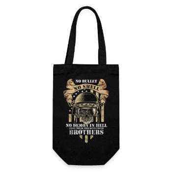 Krieg Veteran Demonstration - Geschenkbeutel für Flaschen - Schwarz - Vorne
