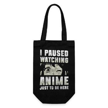 Anime Ramen - Geschenkbeutel für Flaschen - Schwarz - Vorne