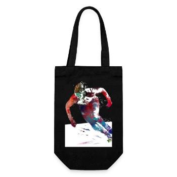 Speed skating sport art #skating - Gift Bag for Bottles - black - Front