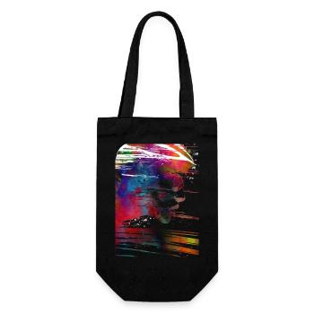 Sport : cyclisme, art - Sac à bouteille - noir - Devant