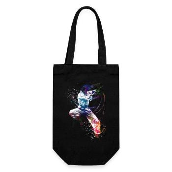 Taekwondo-Sportkunst #sport #taekwondo - Geschenkbeutel für Flaschen - Schwarz - Vorne