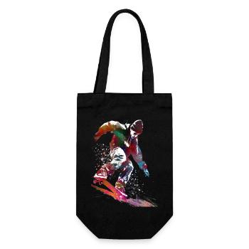 Skateboard sport art #skate #skateboard #sport - Gift Bag for Bottles - black - Front