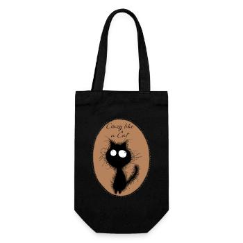 CrazyCat - Sac à bouteille - noir - Devant