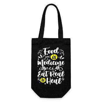 Nutritionist Fitness Diet Advice - Gift Bag for Bottles - black - Front
