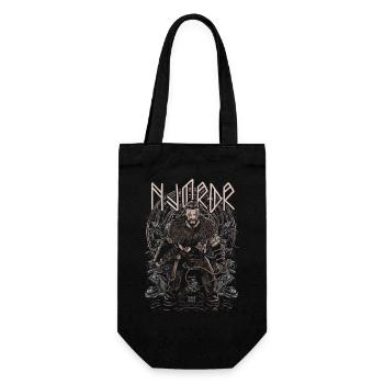 Njörðr - Norse god of the sea and wealth - Gift Bag for Bottles - black - Front