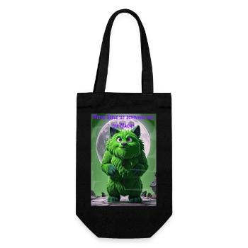 Halloween 6 - Geschenkbeutel für Flaschen - Schwarz - Vorne