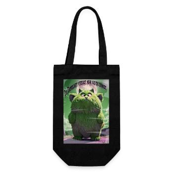 Halloween 7 - Geschenkbeutel für Flaschen - Schwarz - Vorne