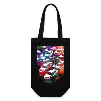Cars racing #racing #sport - Gift Bag for Bottles - black - Front