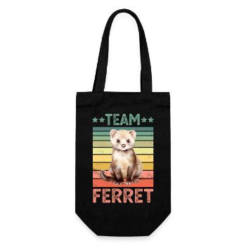 Ferret - Gift Bag for Bottles - black - Front