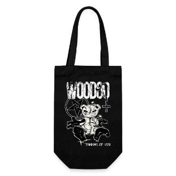 Voodo doll grunge - Gift Bag for Bottles - black - Front