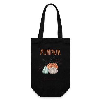 Automne Pumpkin season - Sac à bouteille - noir - Devant