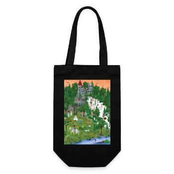 The Little Robber's Daughter - Gift Bag for Bottles - black - Front
