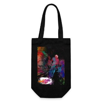 Cycling #cycling #sport #bike - Gift Bag for Bottles - black - Front