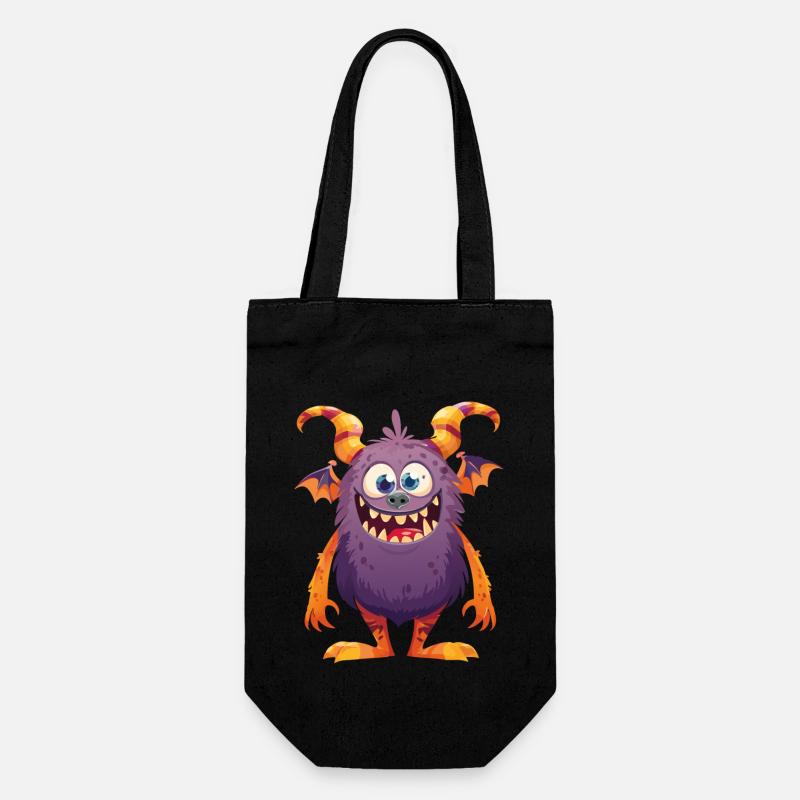 Petit monstre - Sac à bouteille - noir