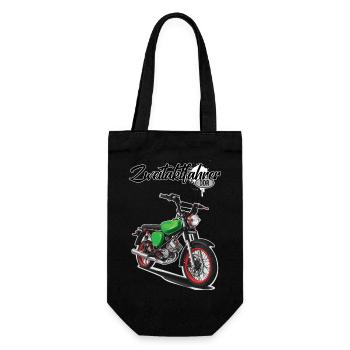 S51 (vert) // Illustration - Sac à bouteille - noir - Devant