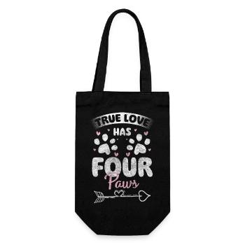 Katze Katzenpapa Katzenfreund Hauskatze - Geschenkbeutel für Flaschen - Schwarz - Vorne
