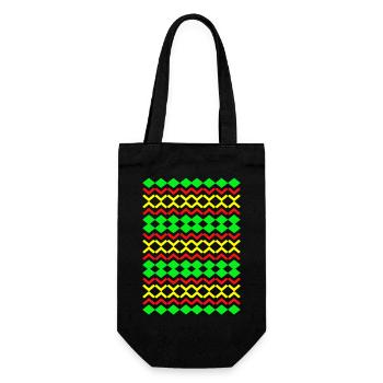 Colorful Design - Gift Bag for Bottles - black - Front