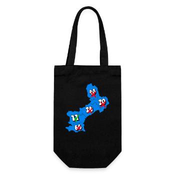 Languedoc Roussillon Region - Gift Bag for Bottles - black - Front