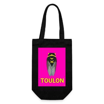 Cigale de Toulon - Sac à bouteille - noir - Devant