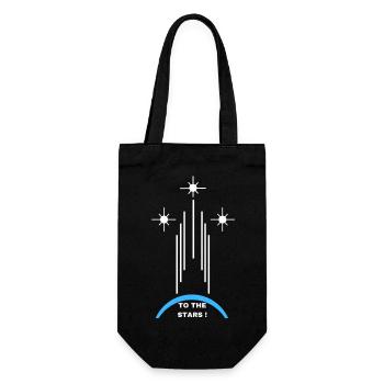 To the Stars ! - Sac à bouteille - noir - Devant