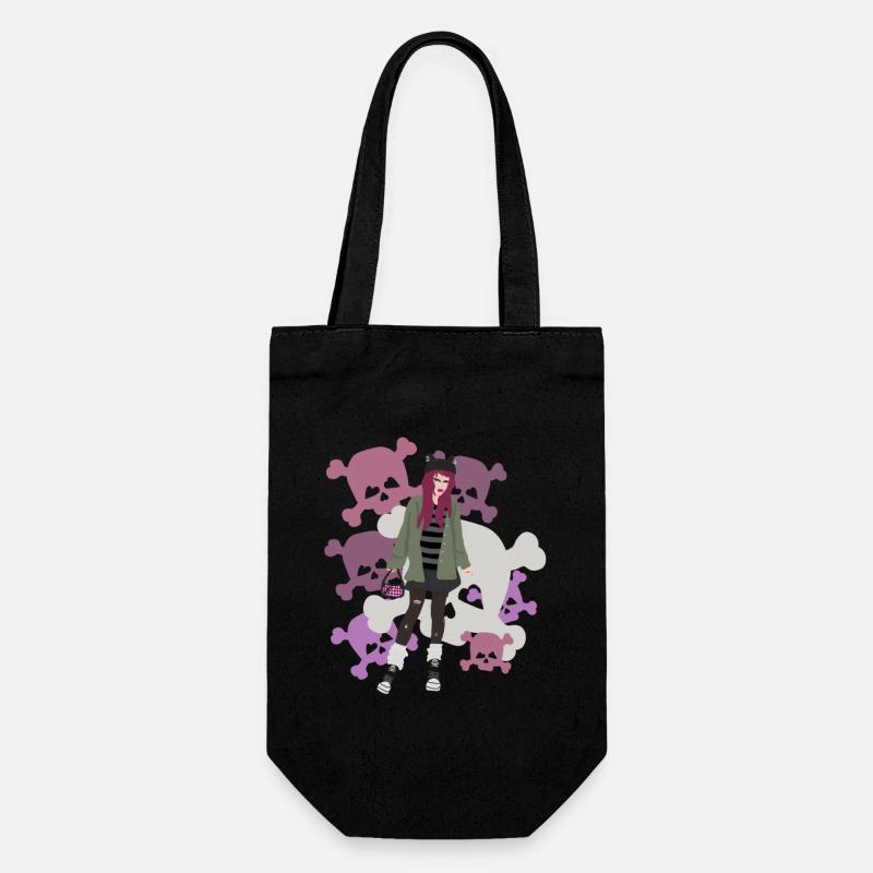 Emo Girl - Sac à bouteille - noir