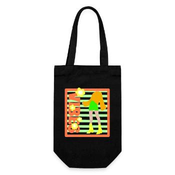 Bonnes ondes positives - Sac à bouteille - noir - Devant