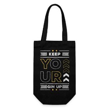 Alcohol Bar Party Party Drink - Gift Bag for Bottles - black - Front
