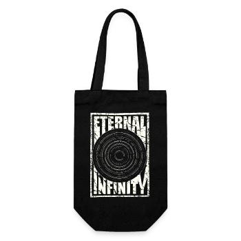 Eternal Infinity used look ewige Unendlichkeit - Gift Bag for Bottles - black - Front