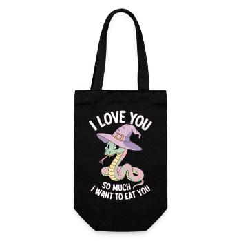 Tshirt Serpent Sorcier Amour Delicieux - Sac à bouteille - noir - Devant