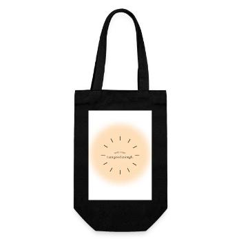 Today will be a good day - Gift Bag for Bottles - black - Front