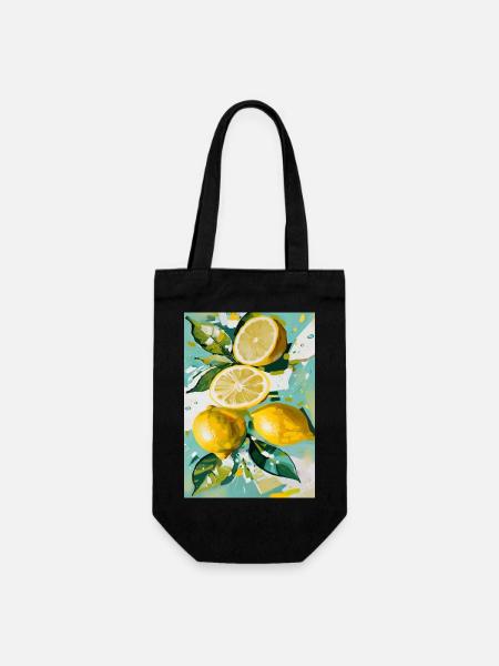 Humeur citron - Sac à bouteille - noir