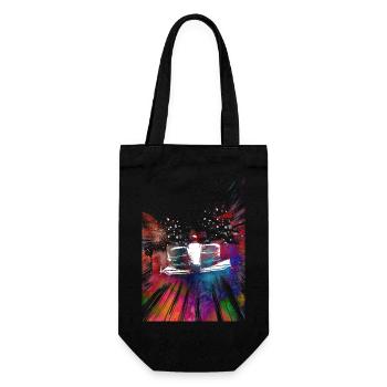 Cars racing #racing #sport - Gift Bag for Bottles - black - Front