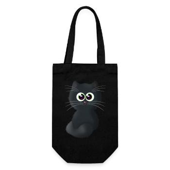 Chat - Sac à bouteille - noir - Devant