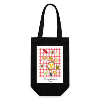 Turkish breakfast istanbul kahvalti - Gift Bag for Bottles - black - Front