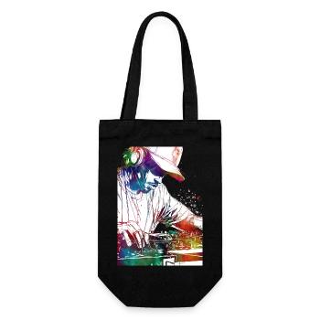 DJ music console - Gift Bag for Bottles - black - Front