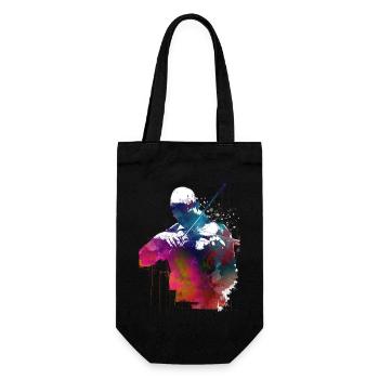 Violoniste art musical - Sac à bouteille - noir - Devant