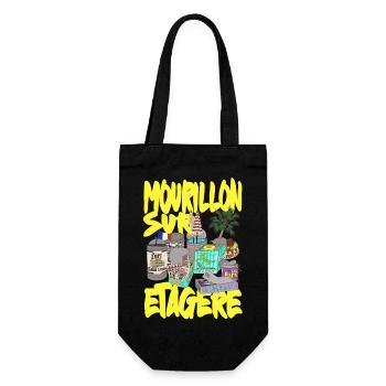 Mourillon auf dem Regal Toulon - Geschenkbeutel für Flaschen - Schwarz - Vorne