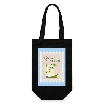 Spicy margarita - Gift Bag for Bottles - black - Front