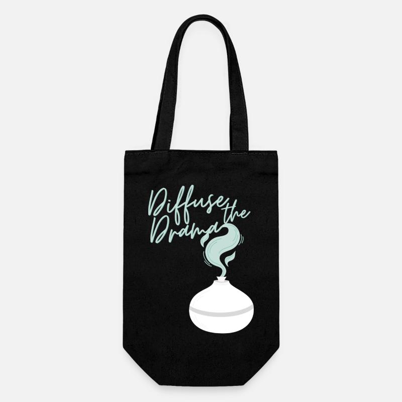 Diffuse the Drama - Geschenkbeutel für Flaschen - Schwarz