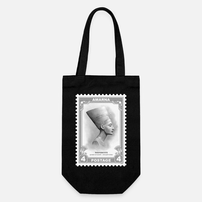 Timbre Néfertiti - Sac à bouteille - noir