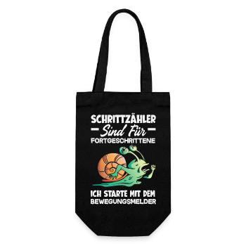 Podomètre? J’utilise le détecteur de mouvement - Sac à bouteille - noir - Devant