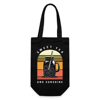 Chai Tea - Gift Bag for Bottles - black - Front