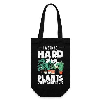 Garden & Plant Lovers Gifts - Gift Bag for Bottles - black - Front