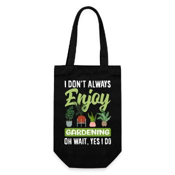 Garden & Plant Lovers Gifts - Gift Bag for Bottles - black - Front