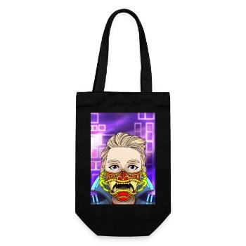 King29FR-Maske - Geschenkbeutel für Flaschen - Schwarz - Vorne